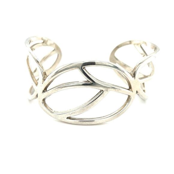 Retired James Avery Leaf Cuff - Picture 1 of 5